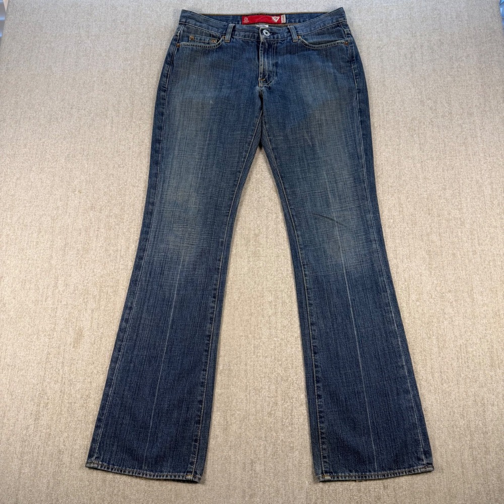Guess Jeans Denim Pants Women 29 Blue Straight Leg Mid Rise Vintage Style